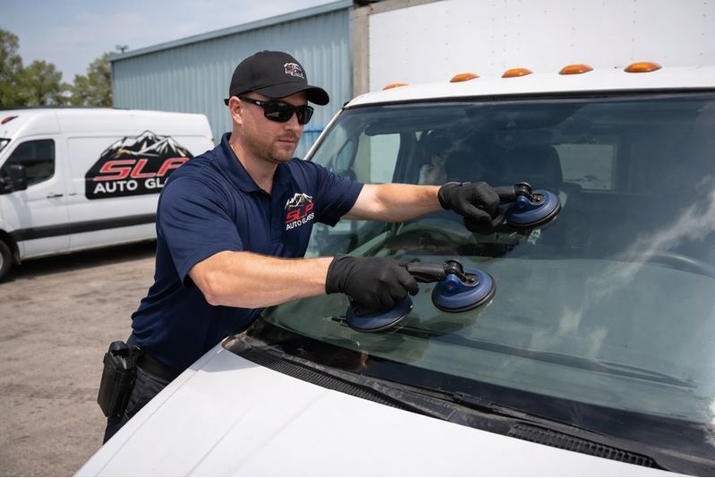 Commercial fleet windshield replacement by SLP Auto Glass in Denver and Lakewood CO