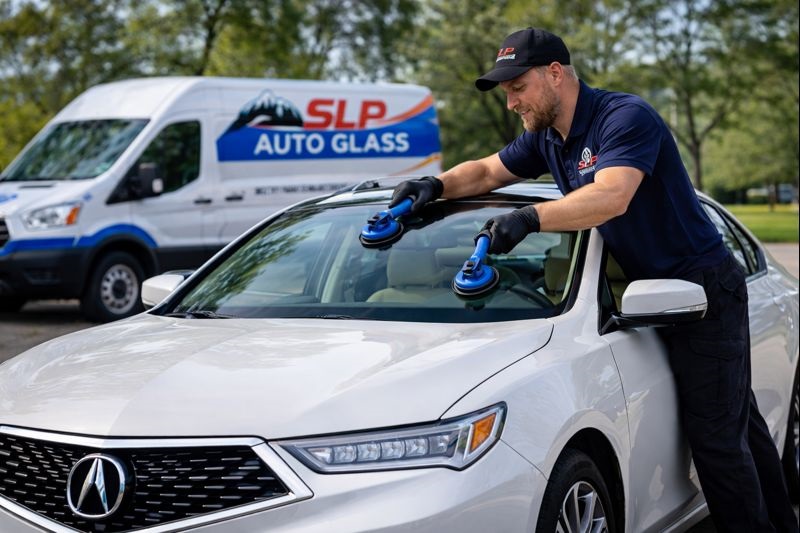Free mobile auto glass service for Acura windshield replacement by SLP Auto Glass in Lakewood and Denver CO