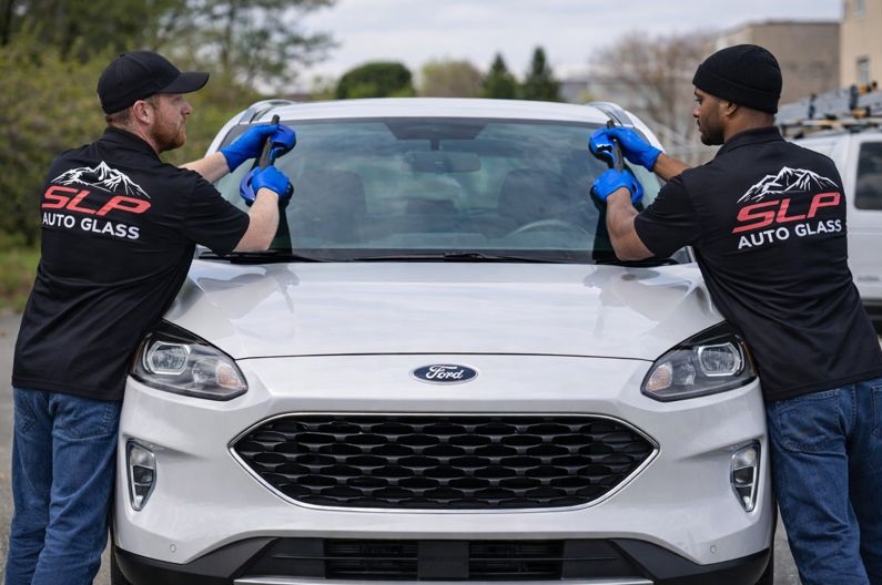 Ford Escape windshield replacement by SLP Auto Glass mobile technicians
